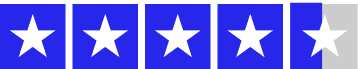 5 rating stars