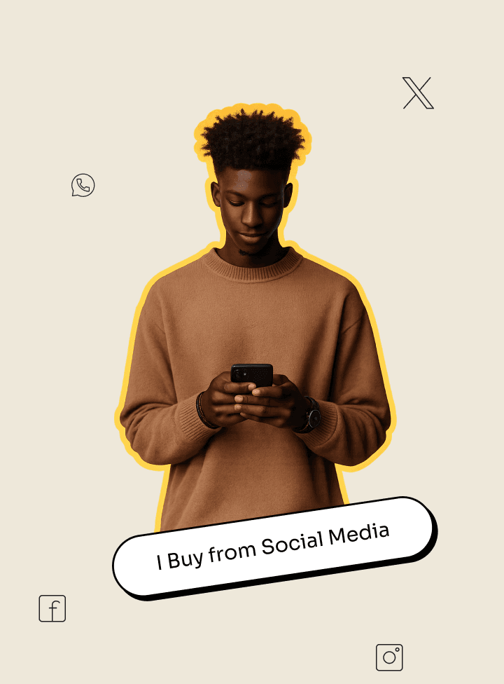 Man operating a mobile phone