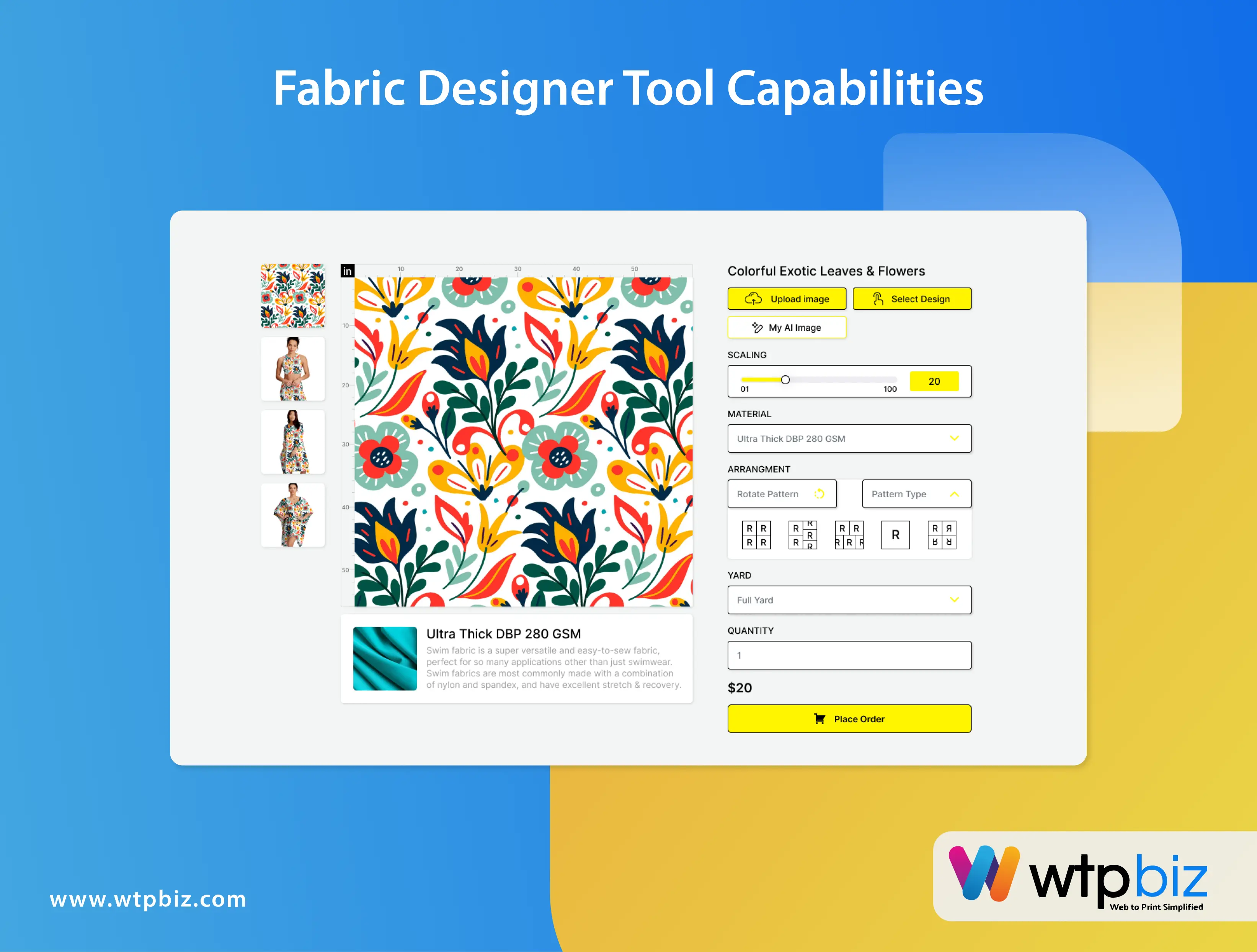 Fabric designer tool