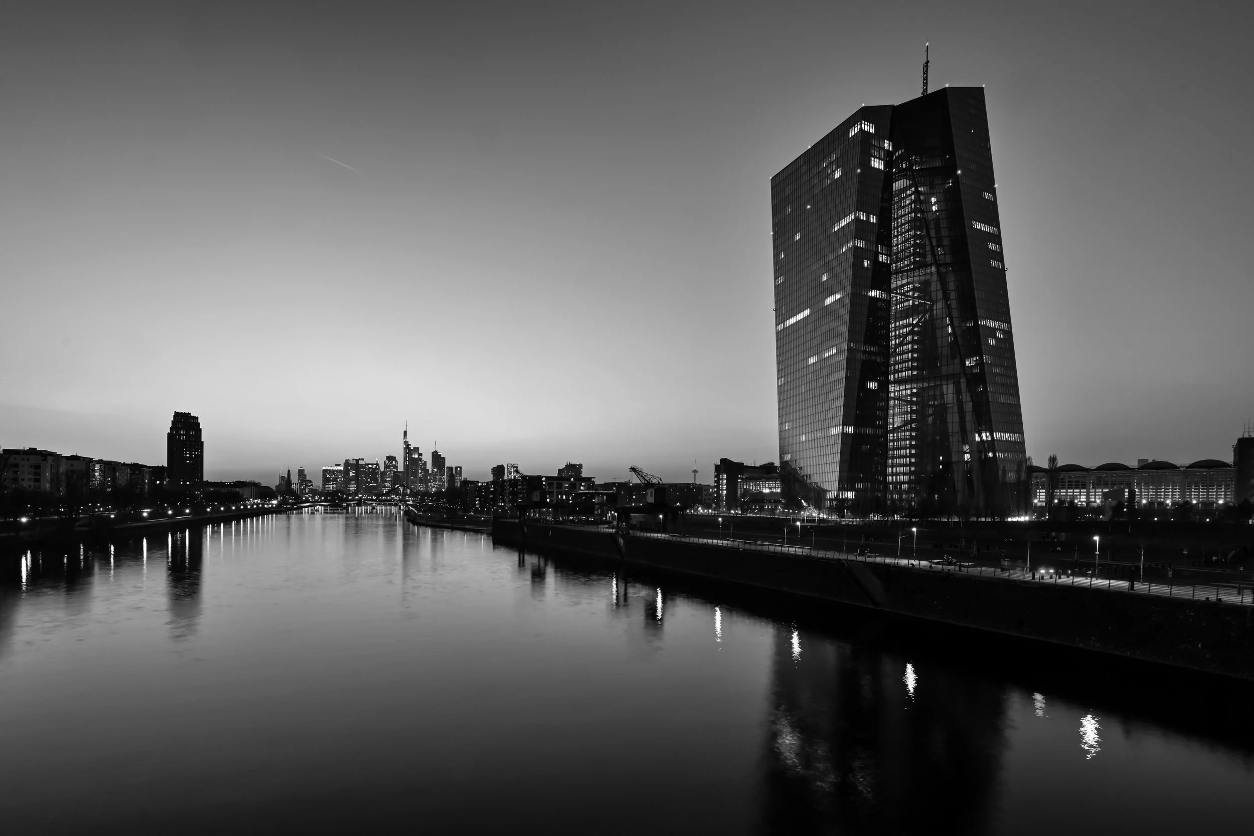 Cityscape shot of Frankfurt