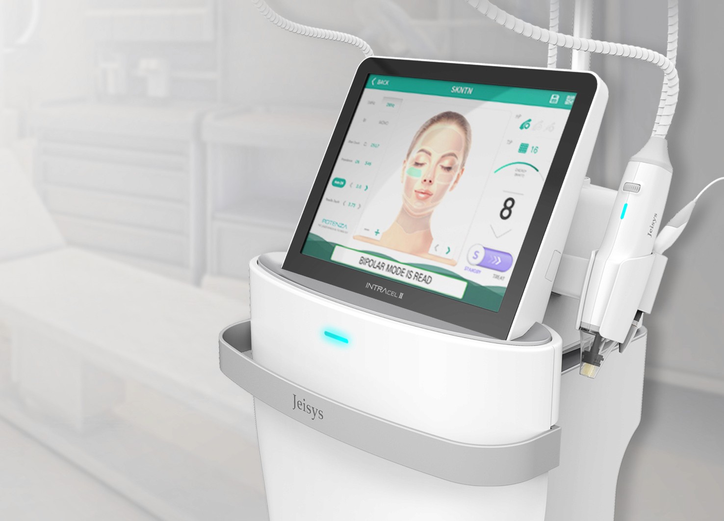 potenza rf microneedling machine for pore treatment