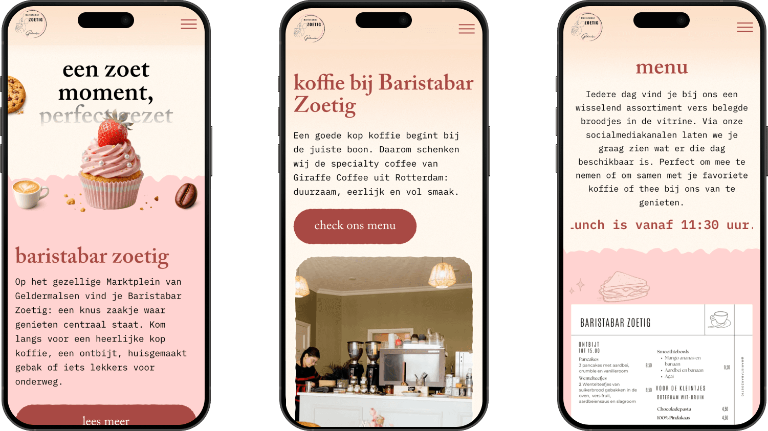 We make it x Baristabar Zoetig