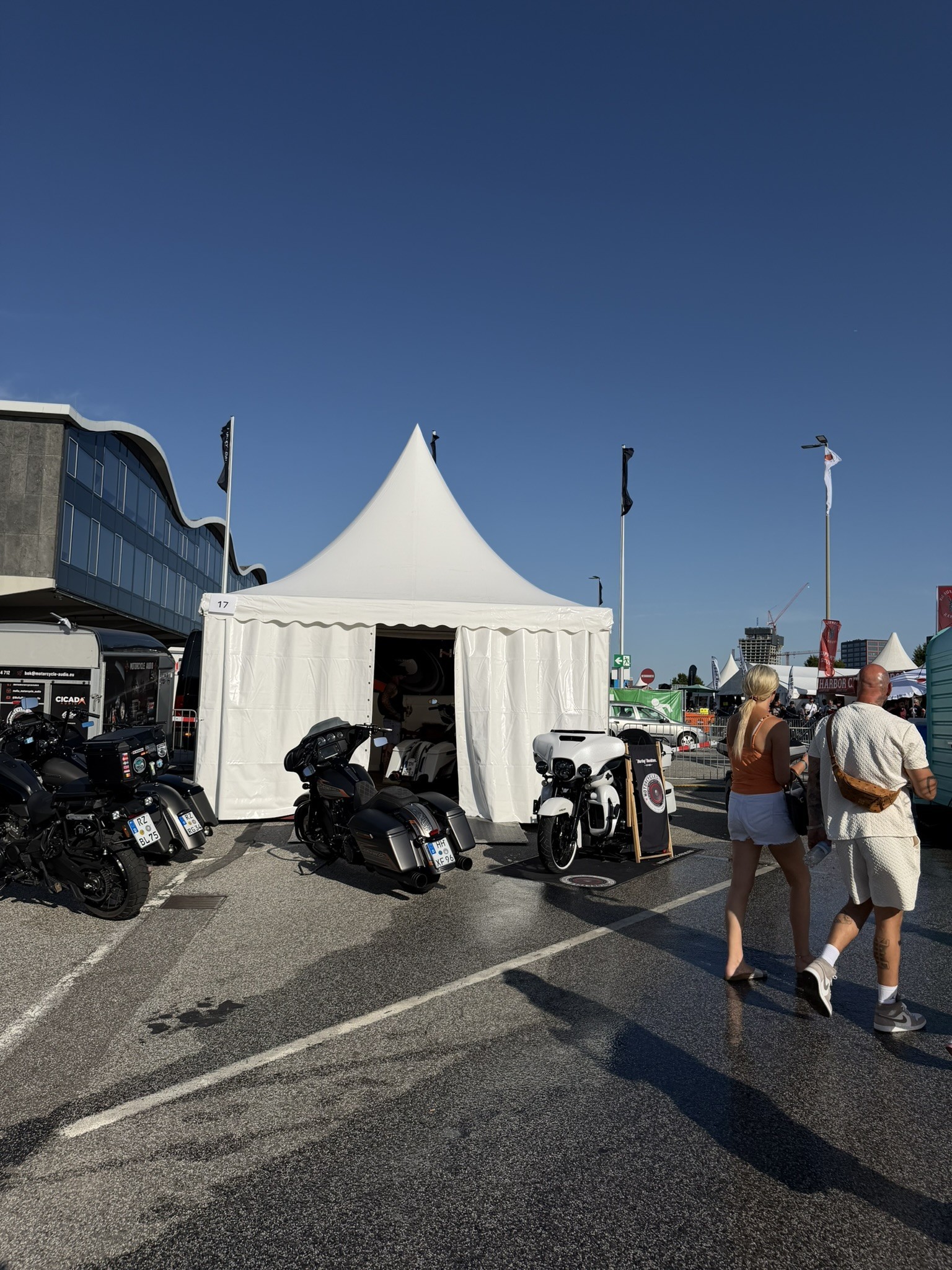 Impression der MotorCycle Audio Crew – Harley Days Hamburg 2026