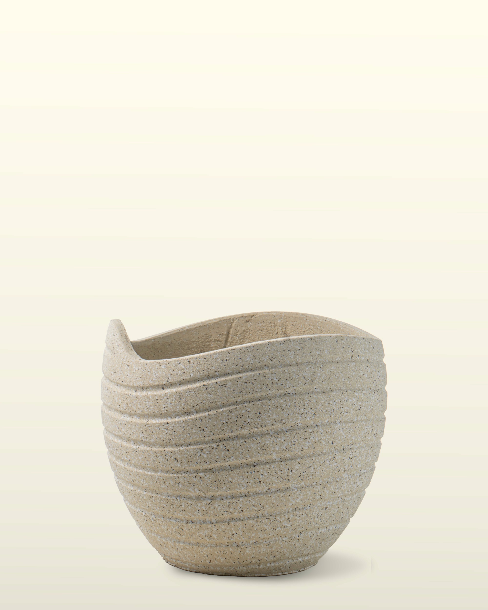 حوض فايبر كلاي بيج — 35.5×42×42 سم — البيت الأخضر