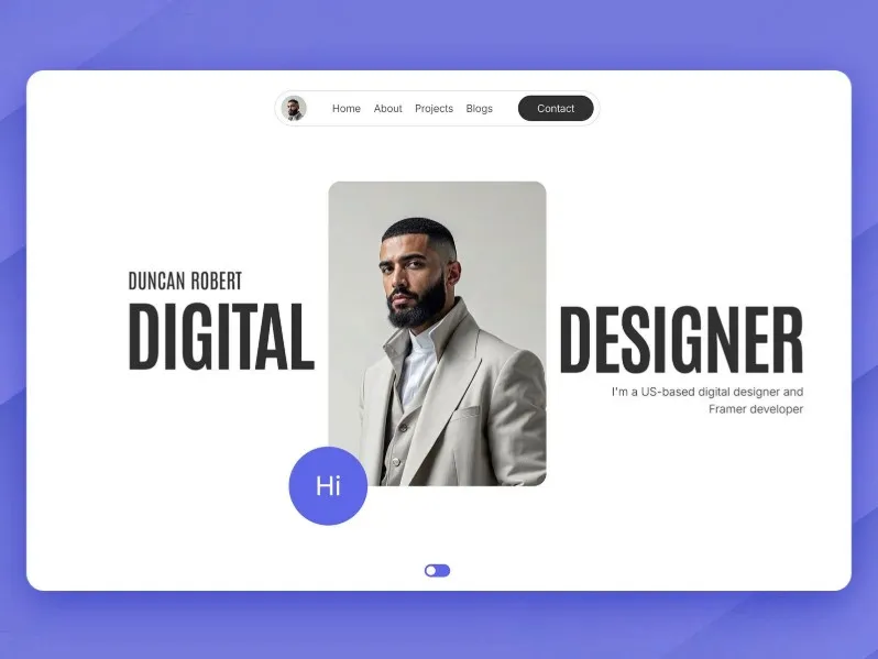 Portavia Framer Portfolio Template