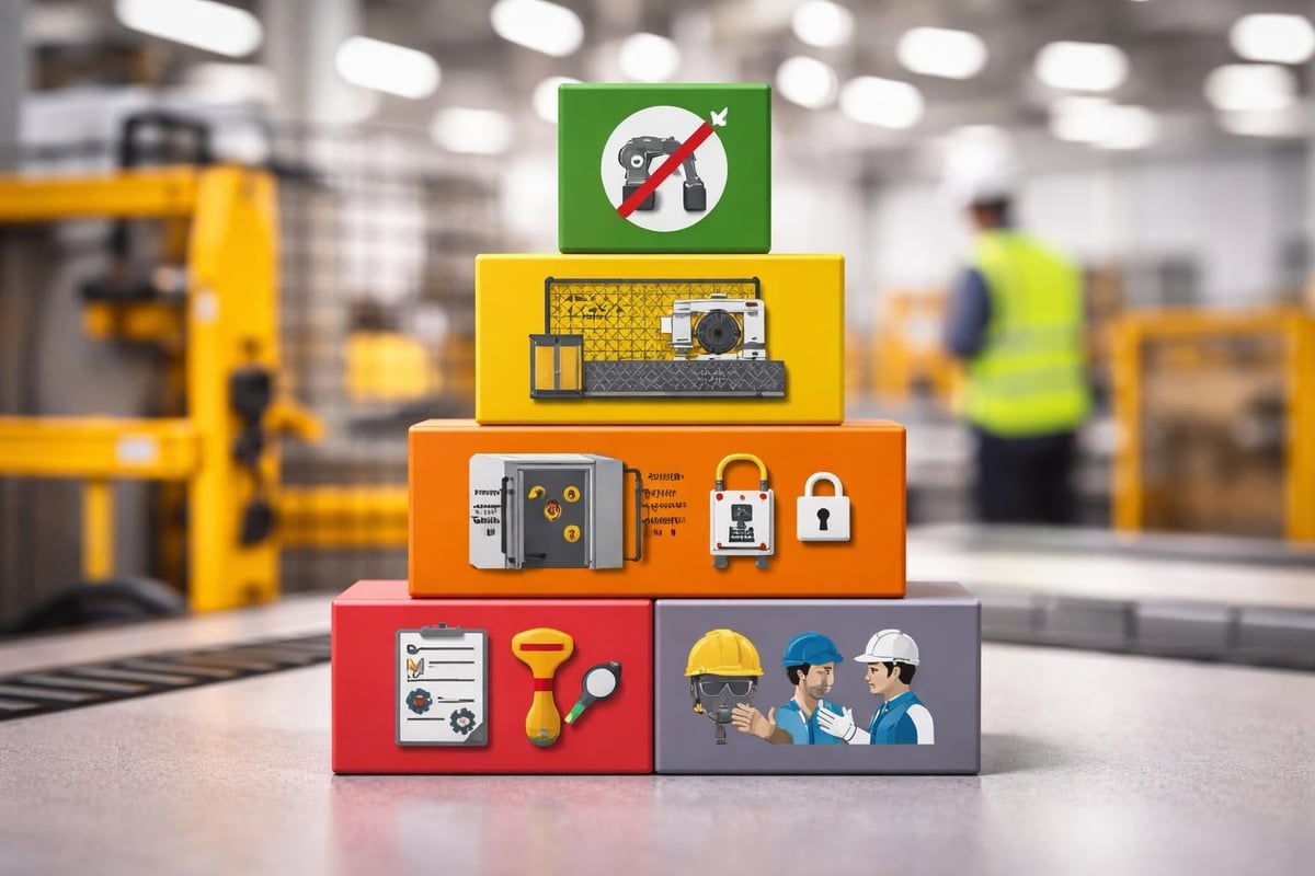 Safety control hierarchy for machinery