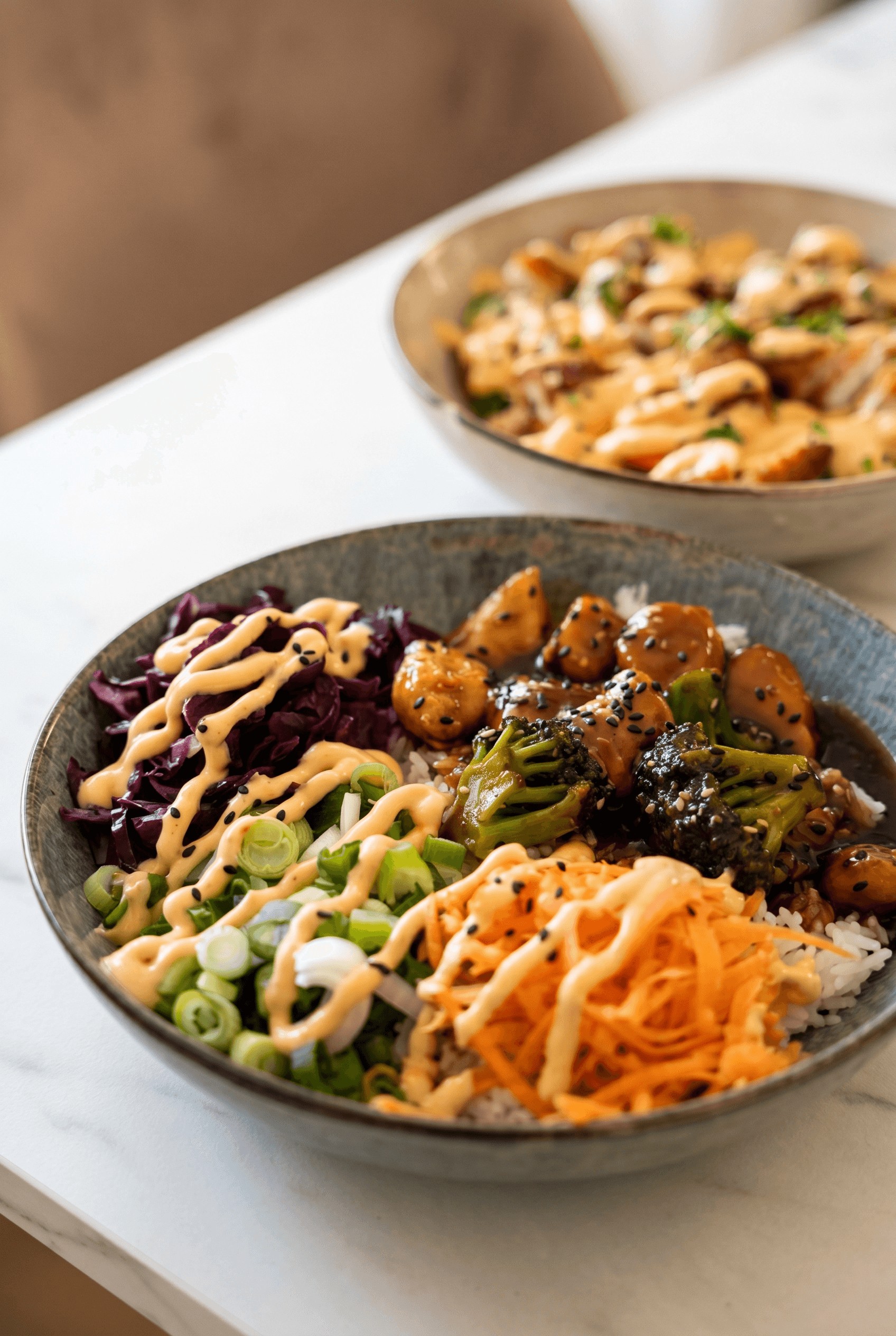 Grilled halloumi & quinoa bowl