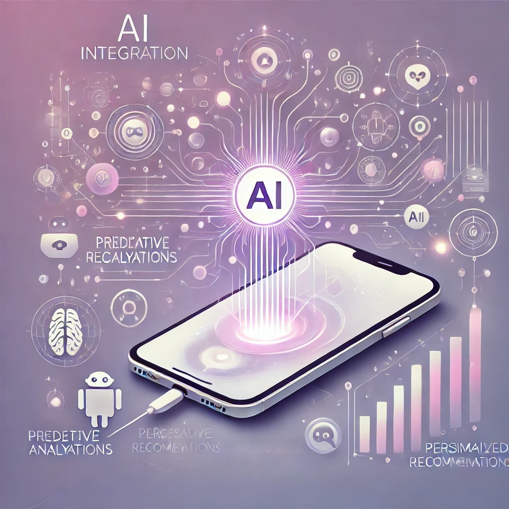 AI Integration for Mobile Apps by Redslash to enhance functionality with smart features.