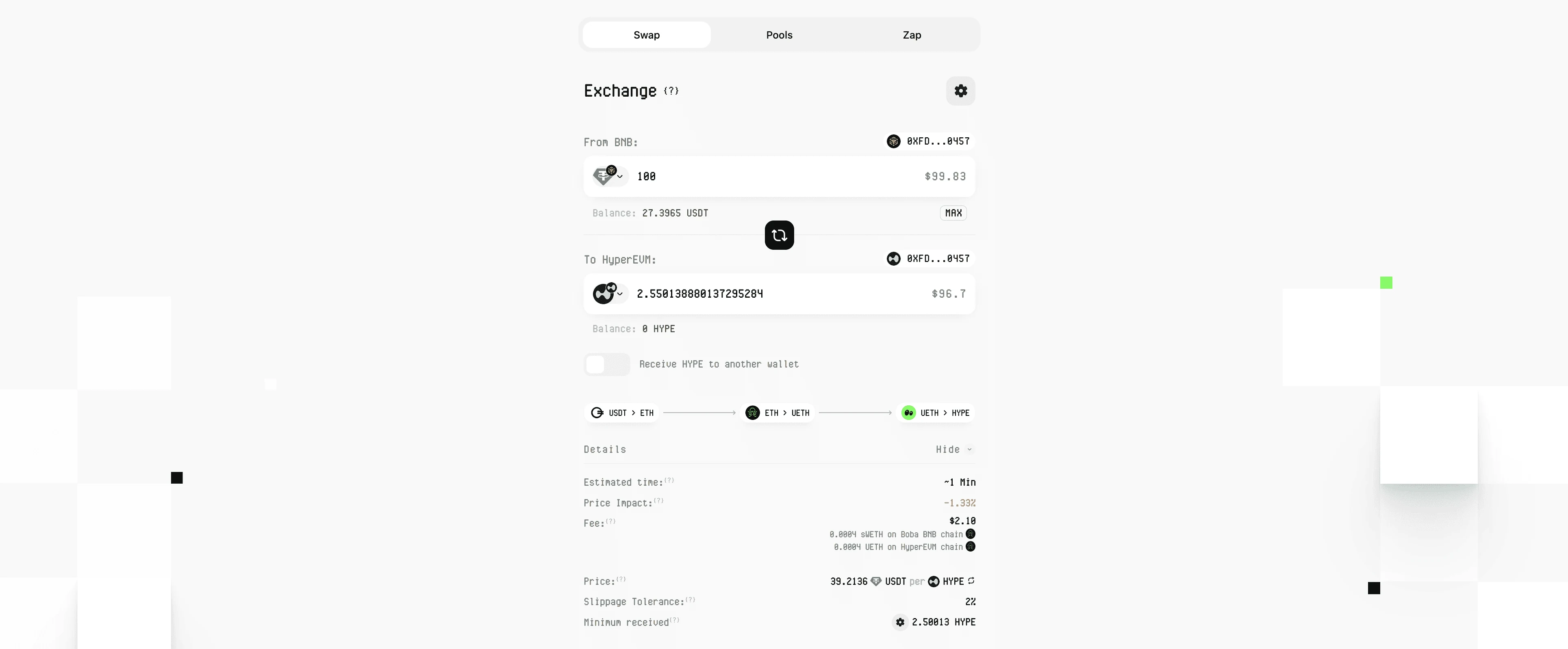 How to Swap to HyperEVM Using Symbiosis Finance