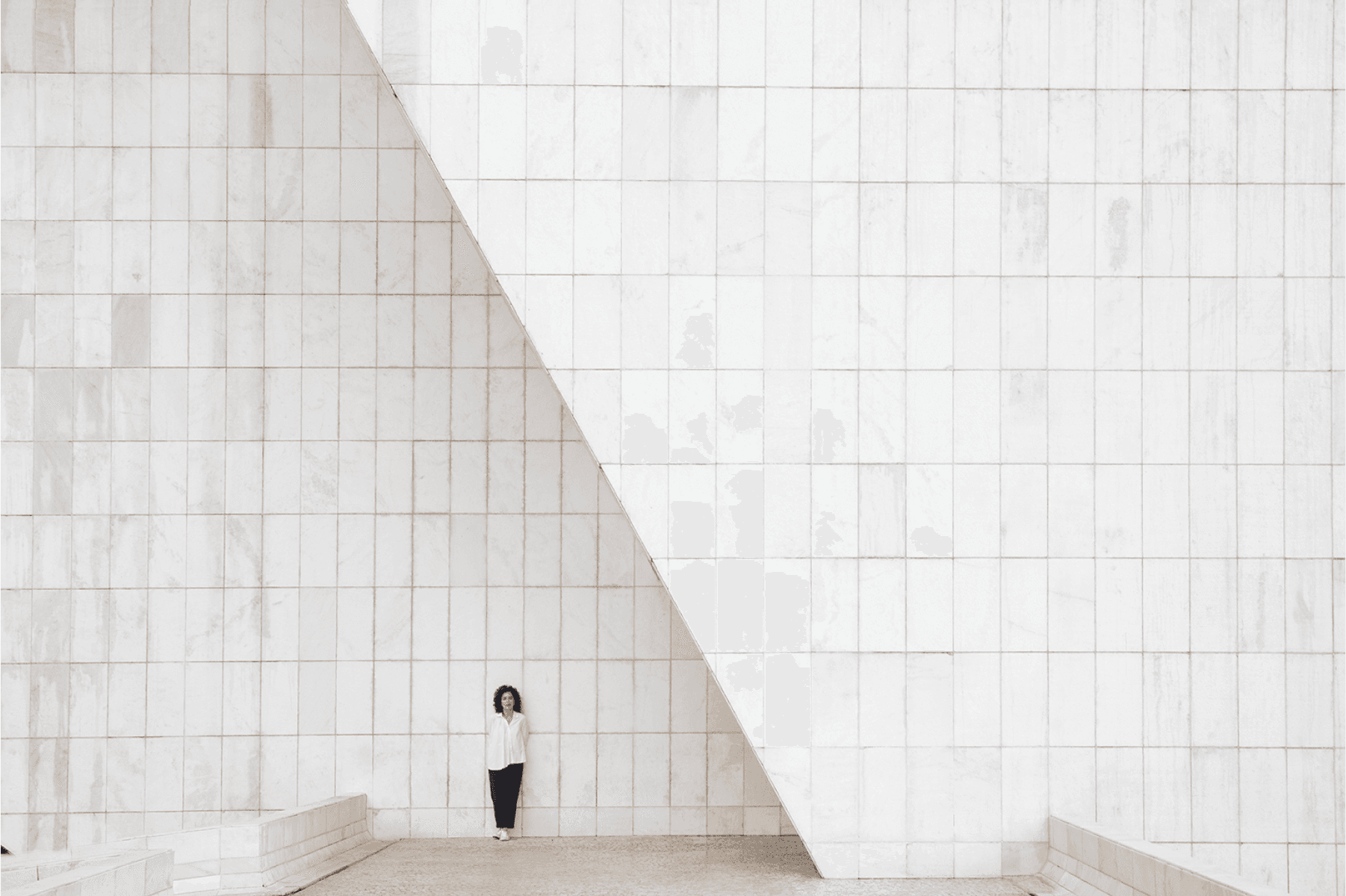 Gabriela Izar, pesquisadora de arquitetura, in Brasília photographed by FRONT and created by INDEX.