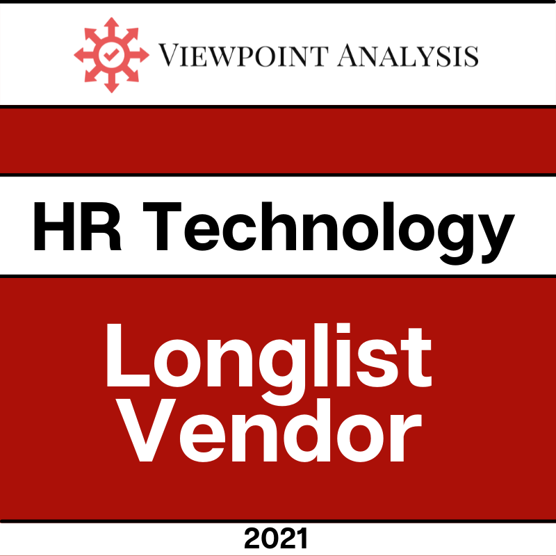 Bryq listed as a Longlist Vendor in HR Technology by Viewpoint Analysis in 2021.