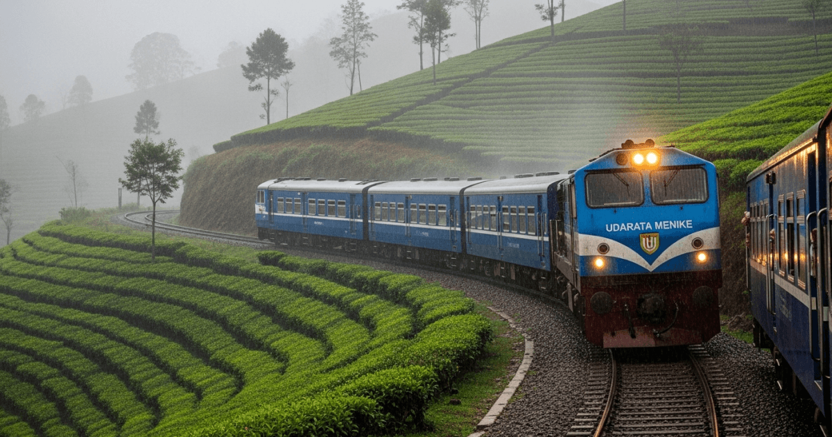 Up-Country Trains Halted by Landslides Amidst Severe Weather Warning