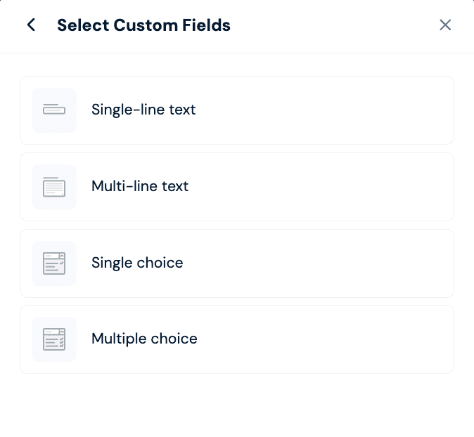 Add custom signup fields to collect vetting info