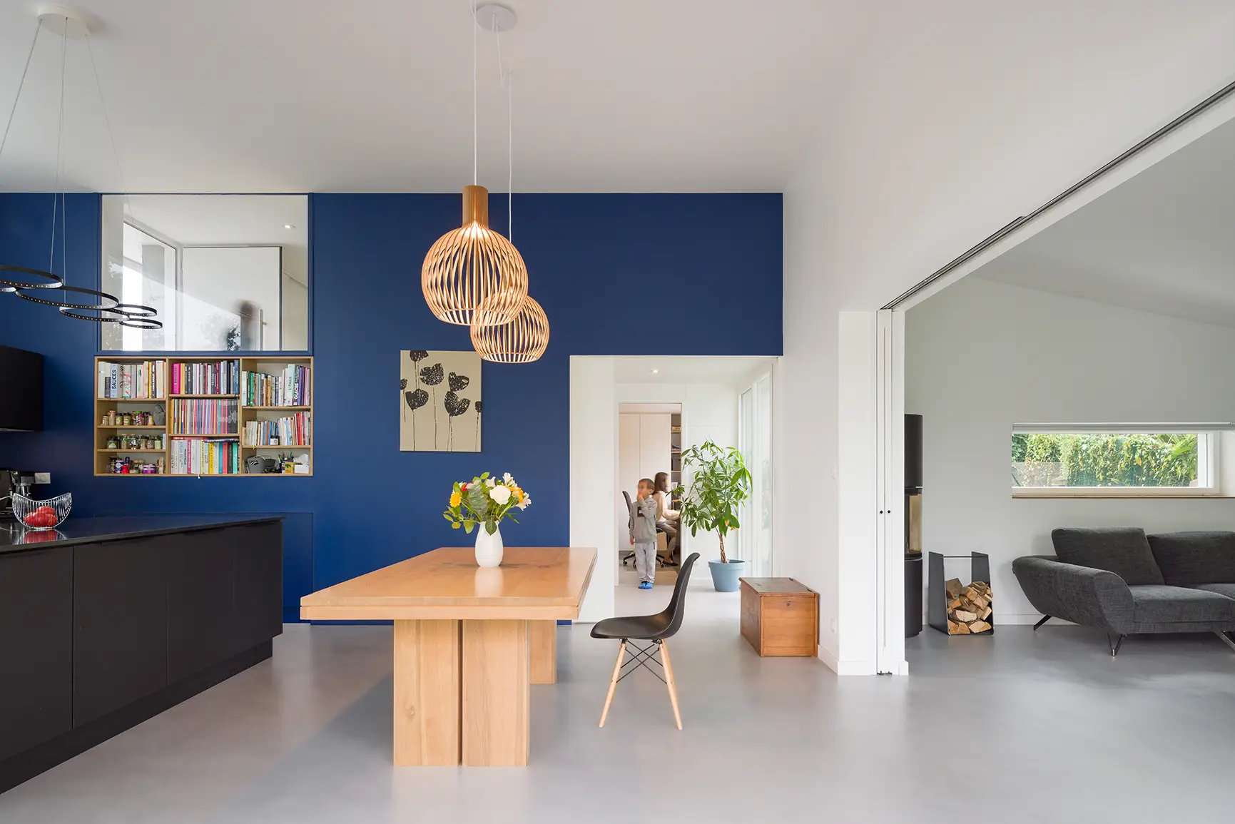 Maison contemporaine - Saint-Avé - salon