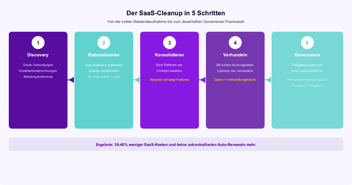 SaaS-Cleanup Prozess