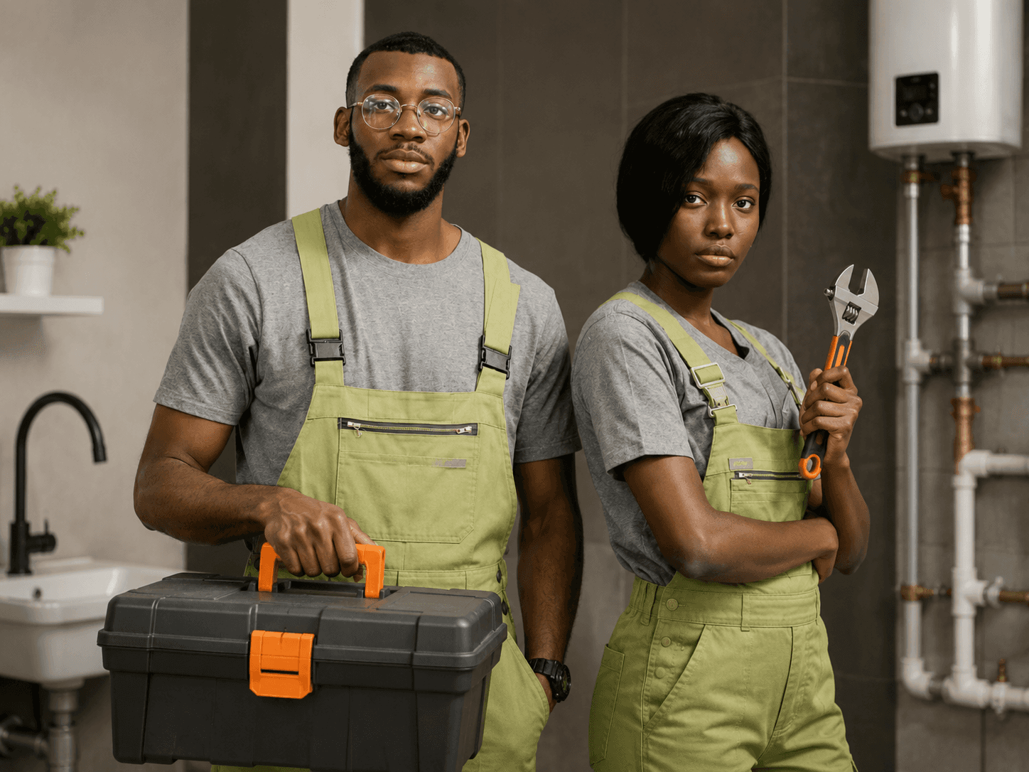 Plumber team