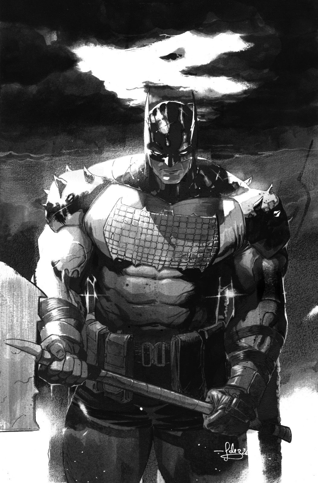 Absolute Batman #20 Javi Fernandez Virgin Variant Exclusive Cover logo-free Batman DC Comics