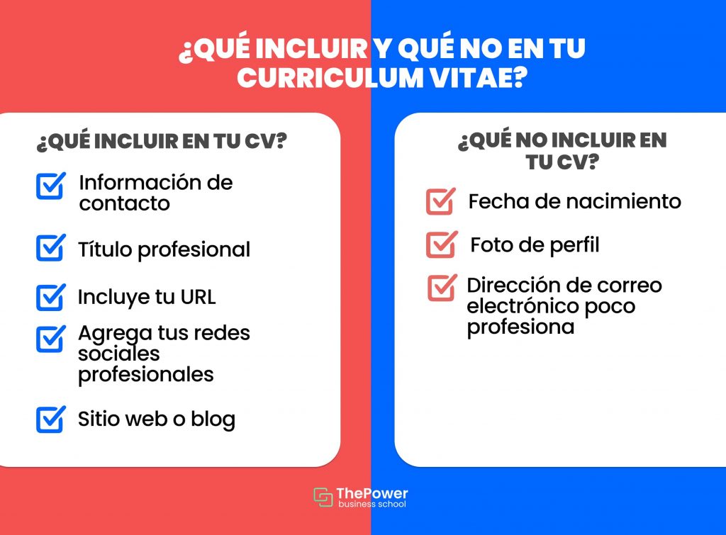 ¿Qué incluir y qué no en tu curriculum Vitae?