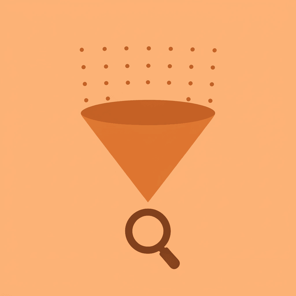 Funnel filtering multiple SEO agencies down to the best fit for your needs