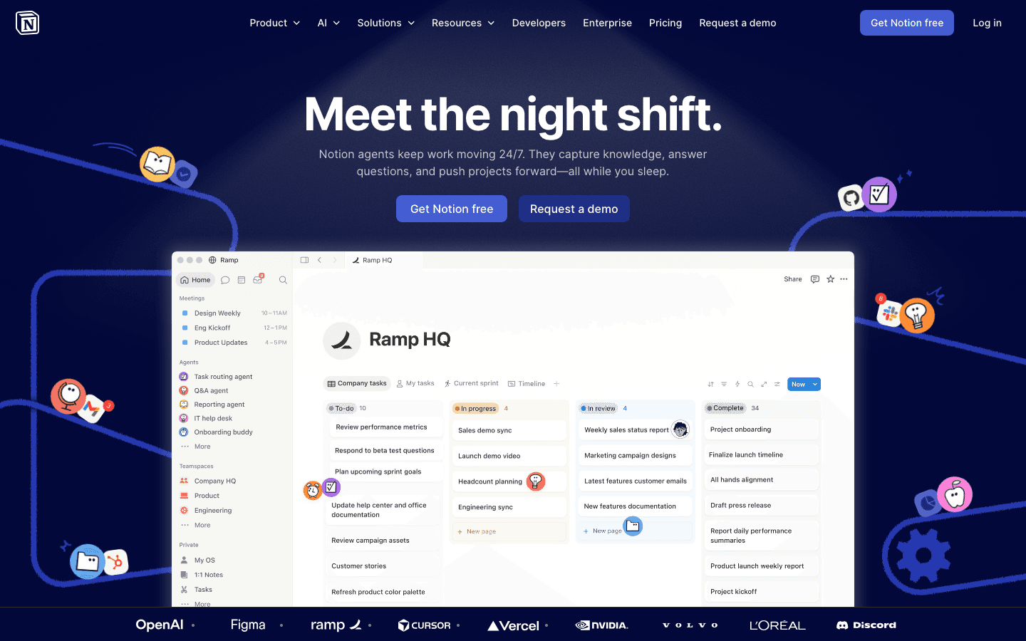 Notion AI app interface