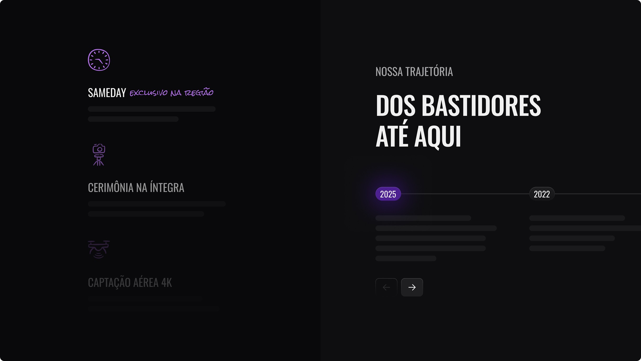 Mockup do site da Ghosty Studio
