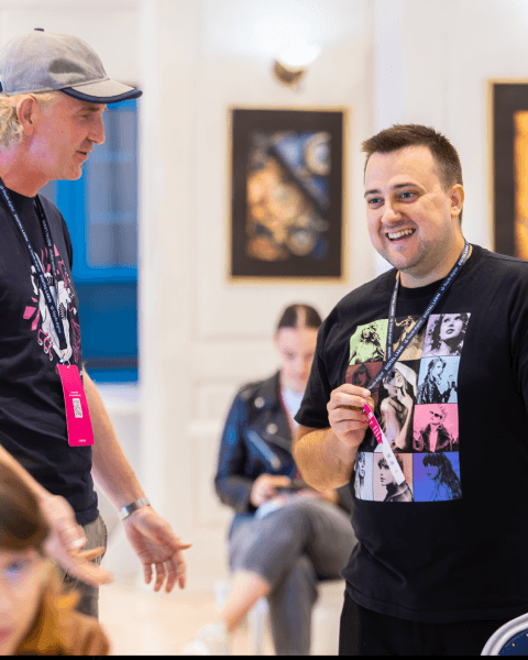 Supercharge Design team giving talks, mentoring, and connecting with the design community at conferences and workshops