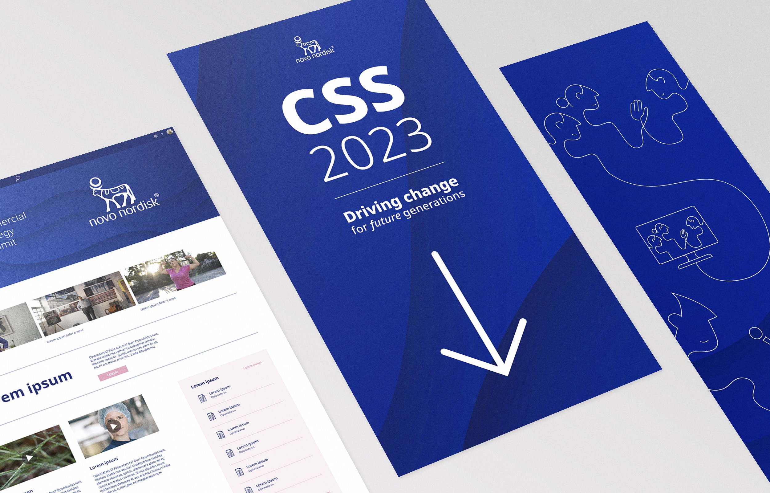 mockup of an event design