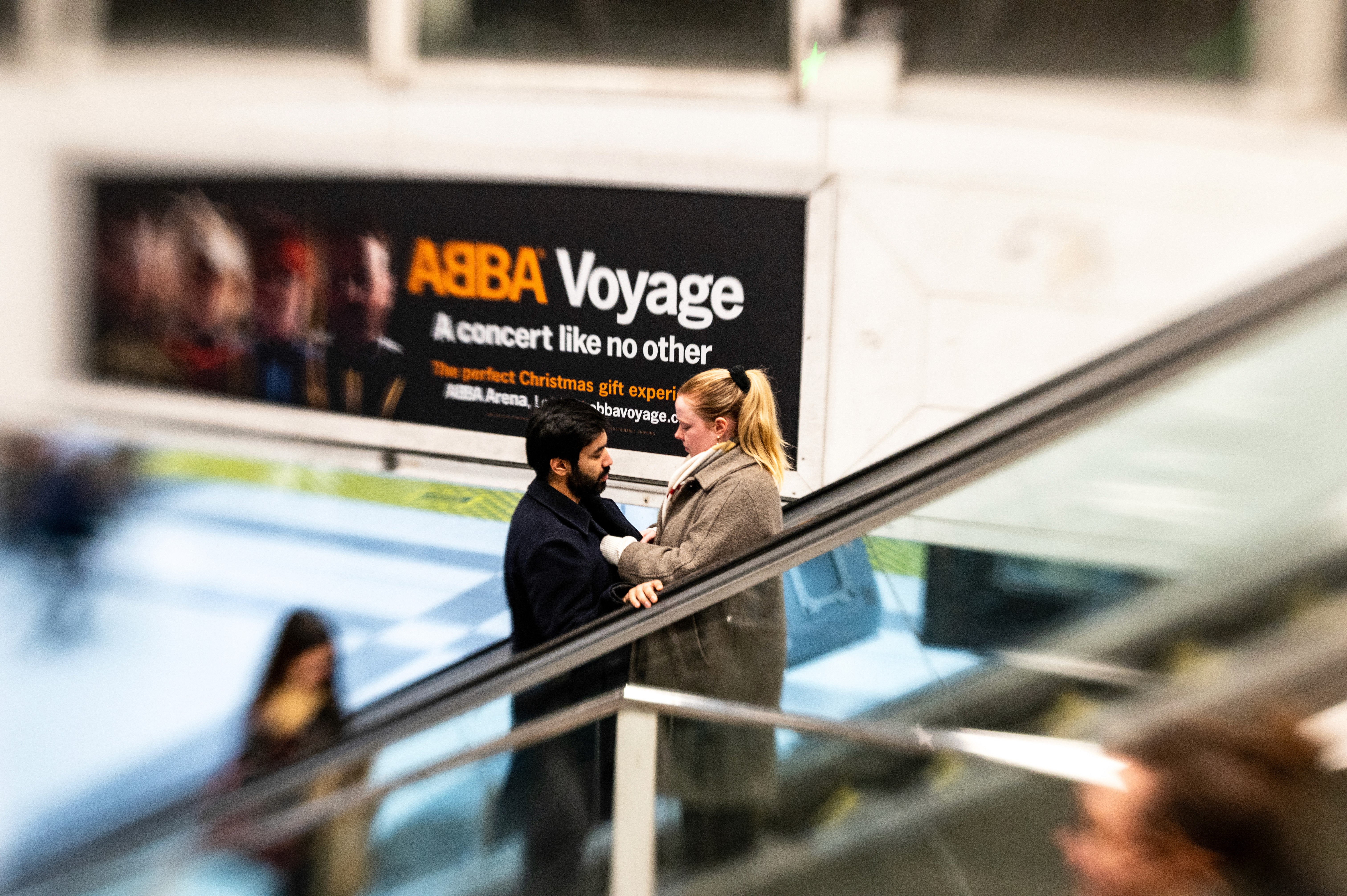 a dropping bottle with bird of paradise flower