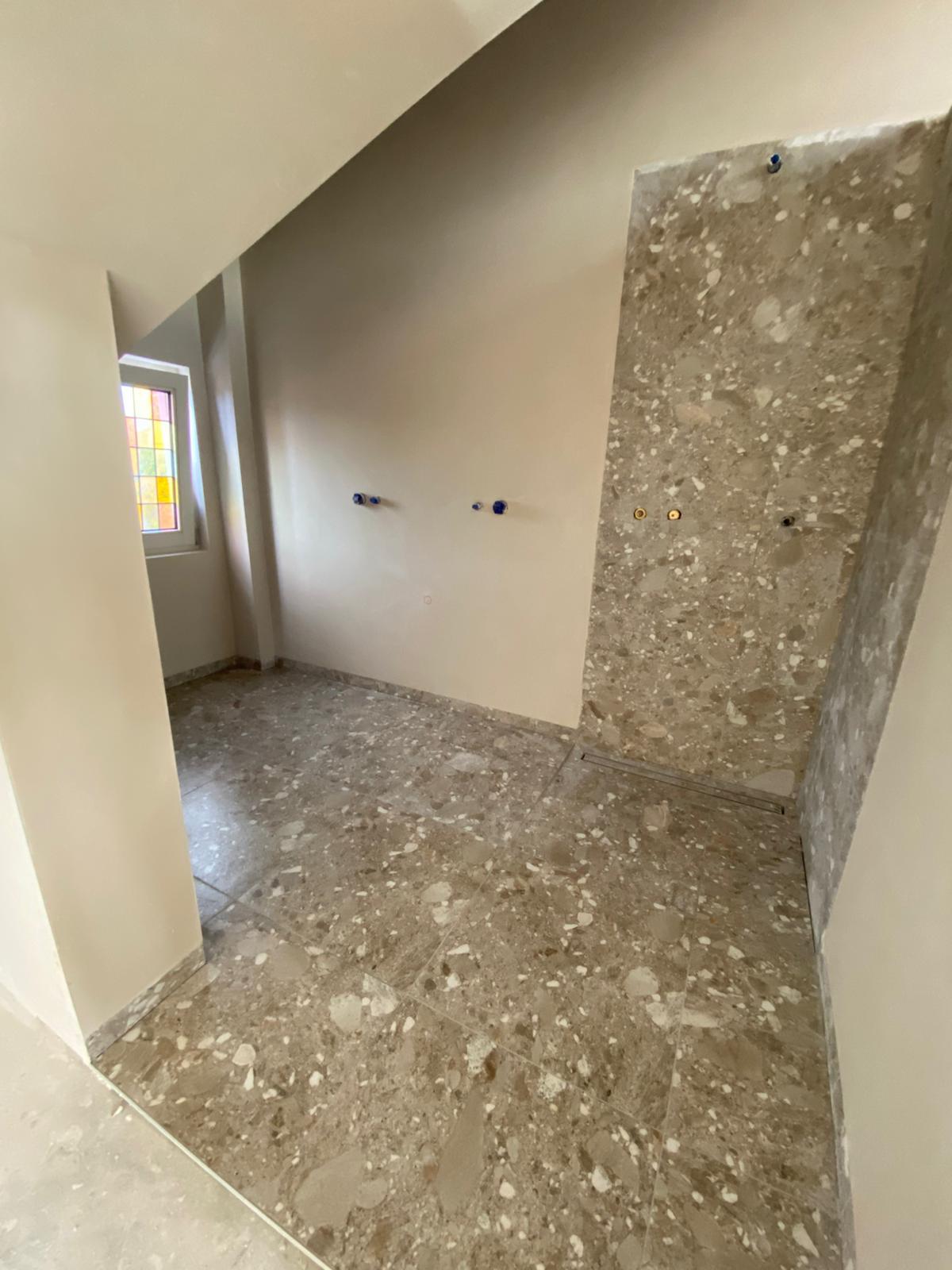 High-rise office building with sustainable design features