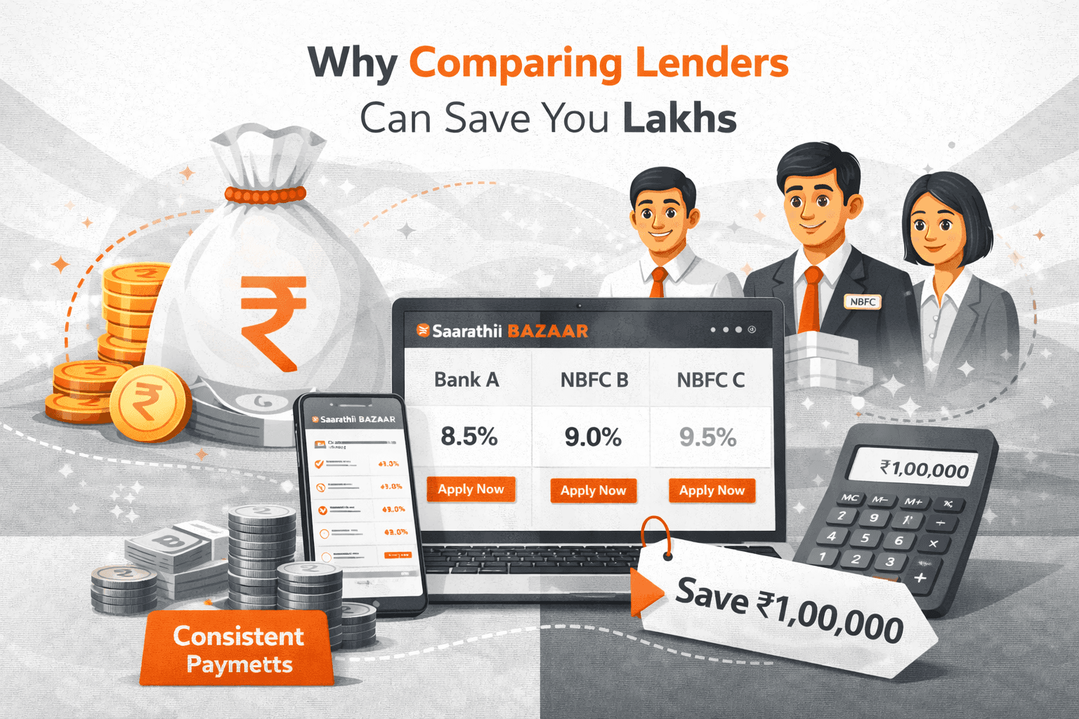 Why Comparing Lenders Can Save You Lakhs?
