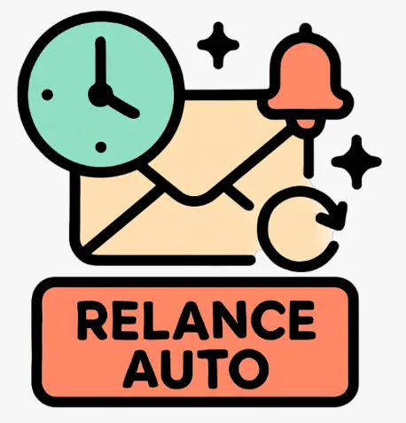 Icône suivi relance mail automatique rappel personnalisé clients non répondants automatisation