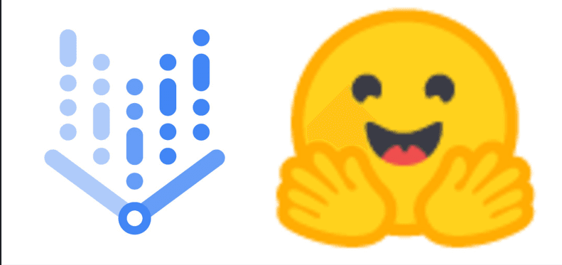 Image with two emoji-style icons side by side: on the left, a blue downward-pointing triangle made of vertical lines representing a shower, and on the right, a yellow smiling face with hands showing gratitude or excitement.