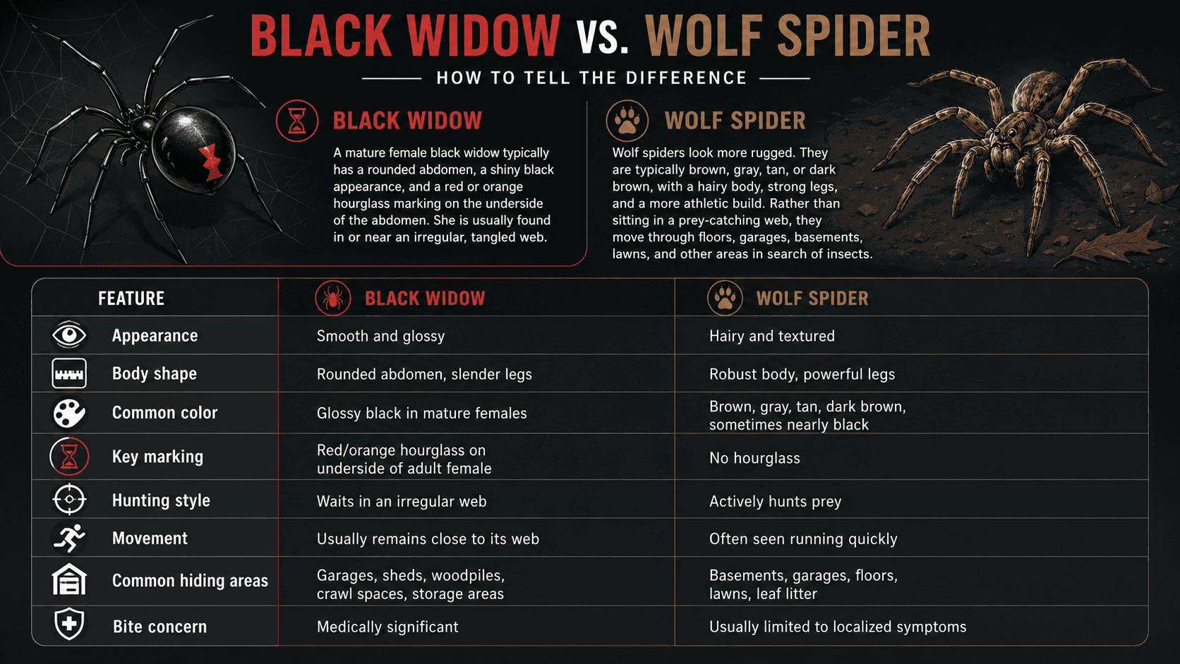 difference-between-black-widow-spider-and-wolf-spider