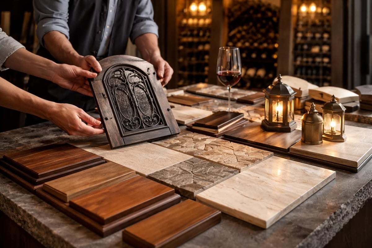 Wine cellar architectural integration