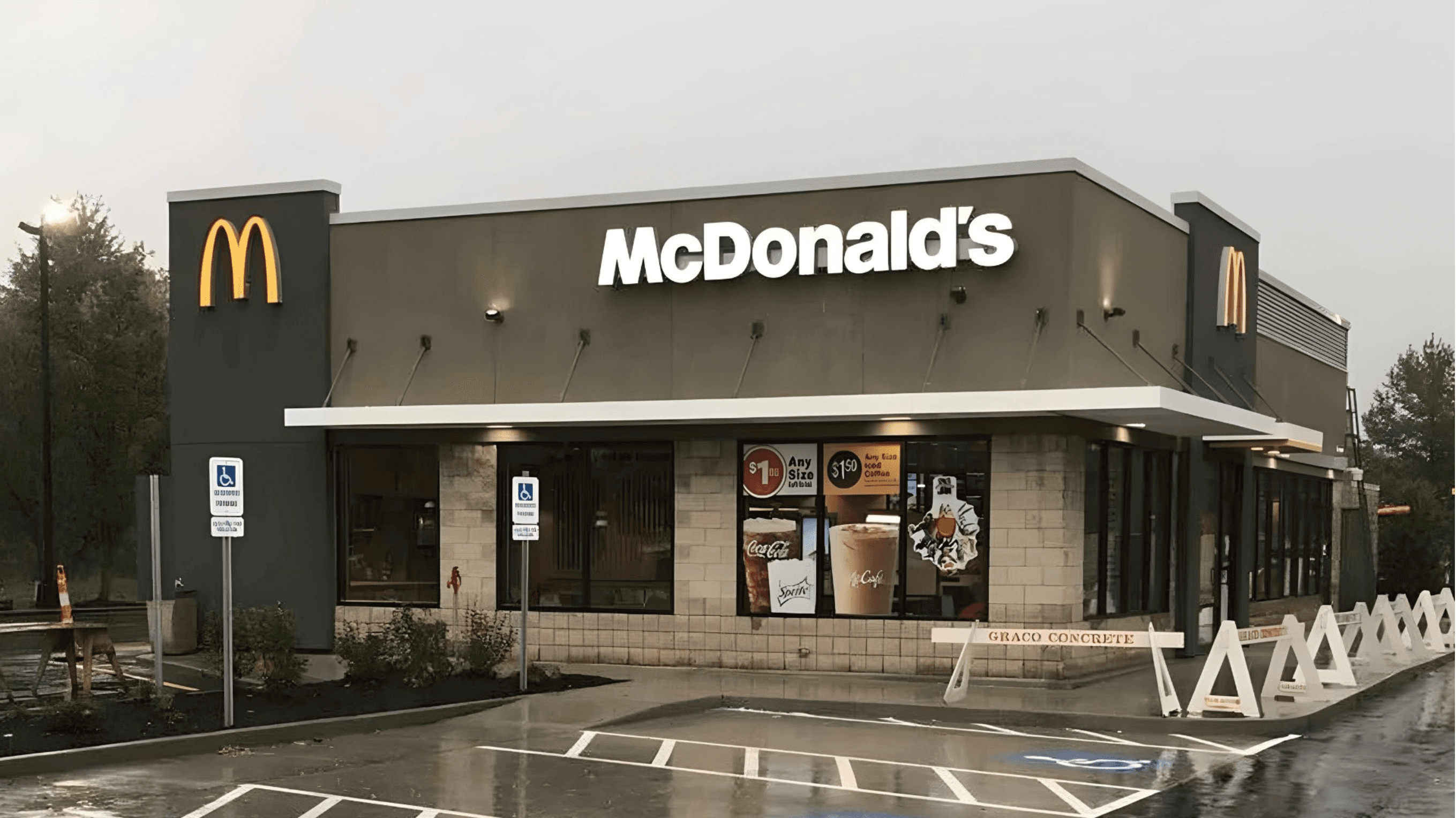 Mcdonalds store front image