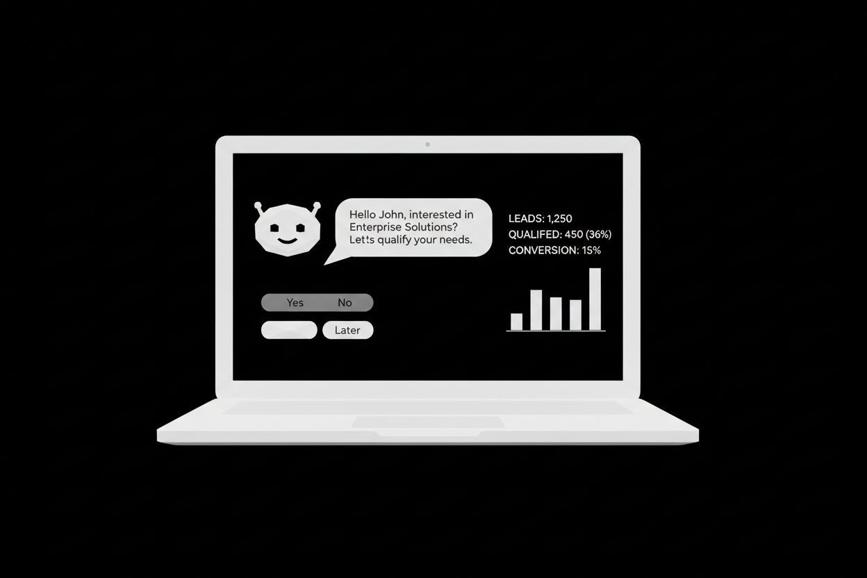 AI chat agent supporting lead qualification