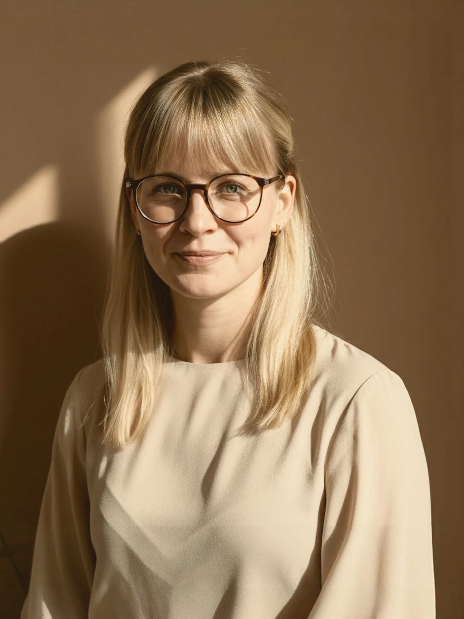 Portrait of a Smiling Woman