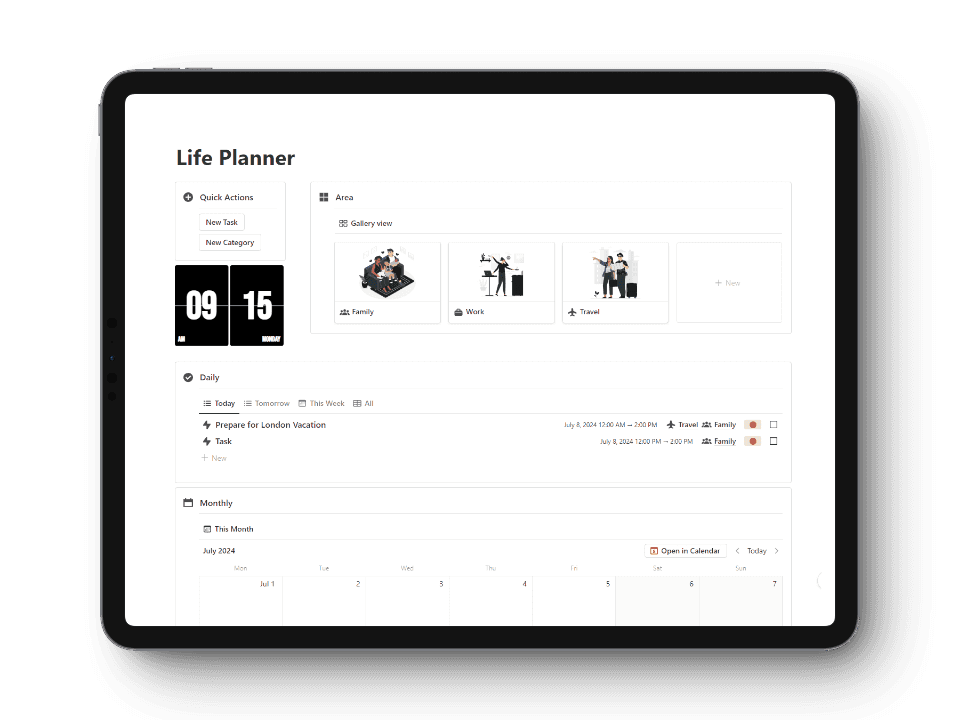 Notion Life Planner