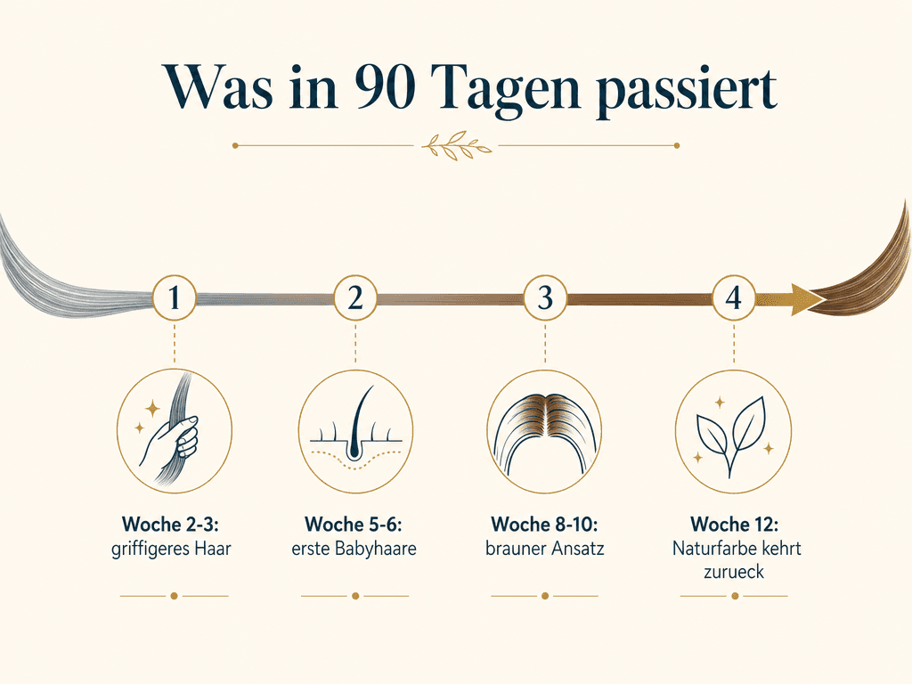 Was in den ersten Wochen typischerweise passiert.
