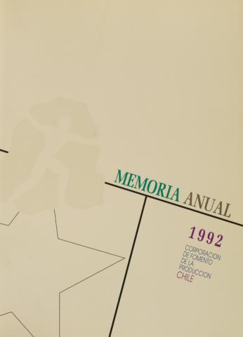 CORFO, Memoria anual 1992, 1993