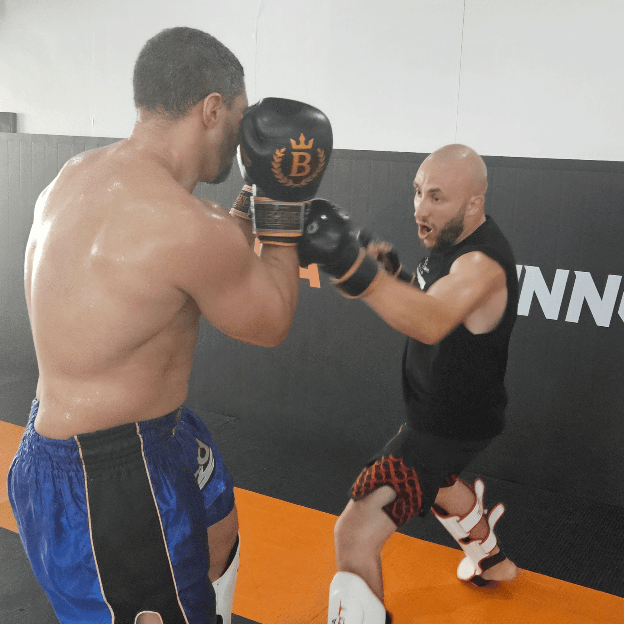 close-up of a male MMA fighter at INNOV8 MMA gym