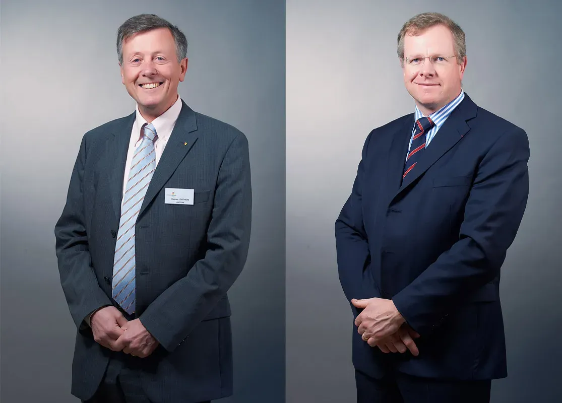Portrait duo dirigeants d’entreprise — photo corporate Lille | Anteale Yann Manac’h 2025