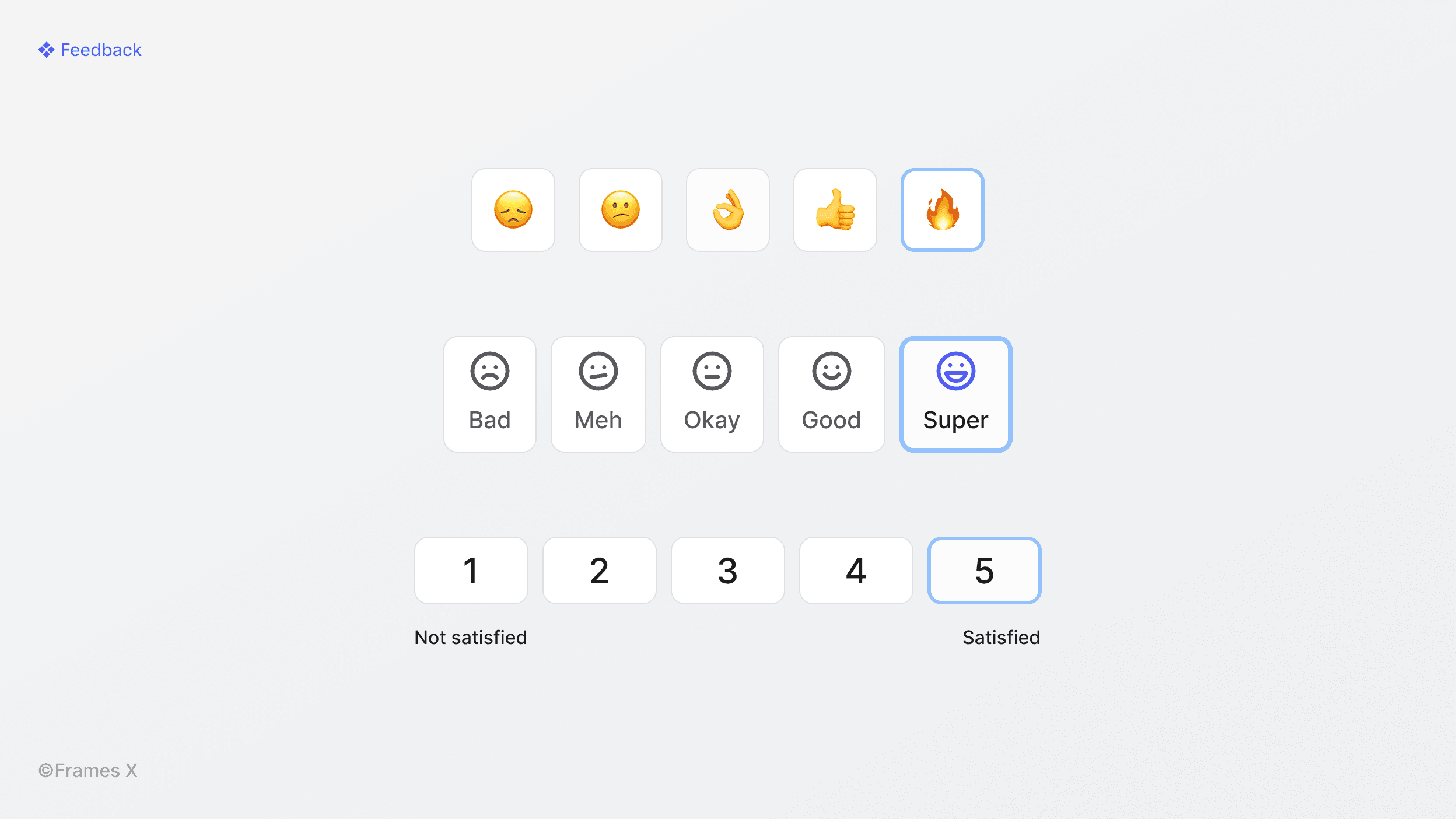 Feedback UI Component