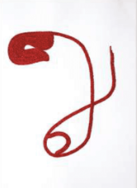 herd of sheep on road painting