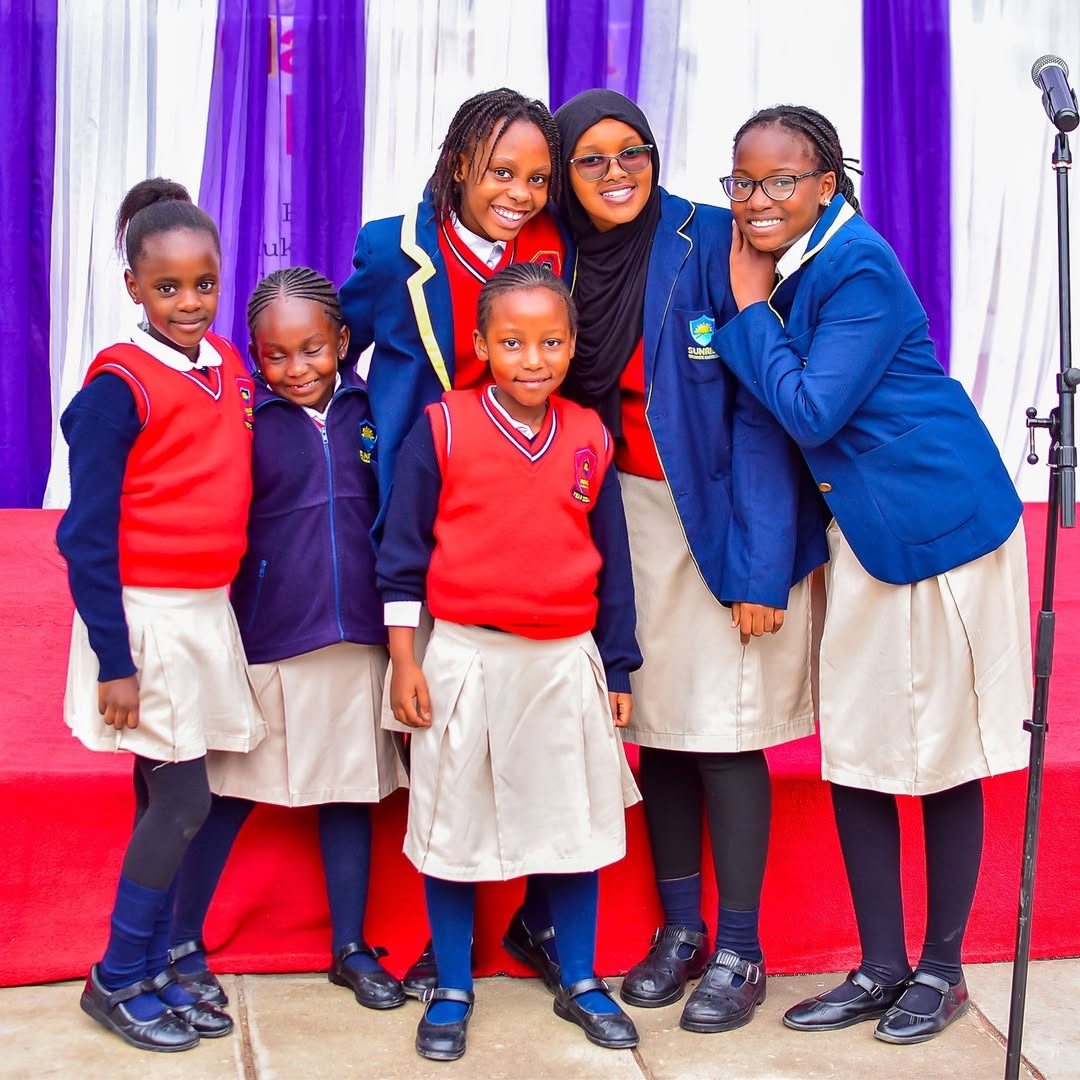 Female students smiliing