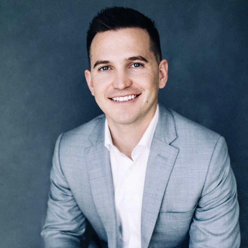 Businesswoman smiling