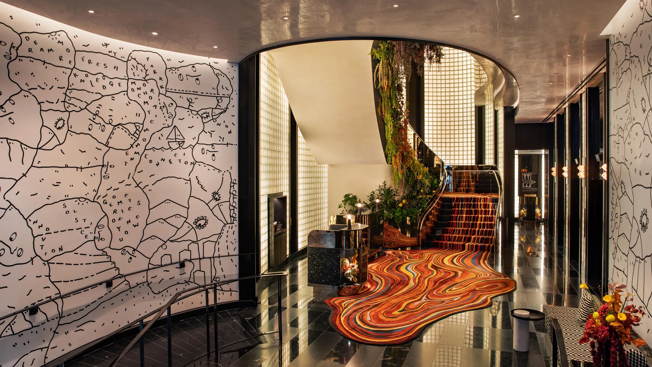 The Lava Carpet Staircase
