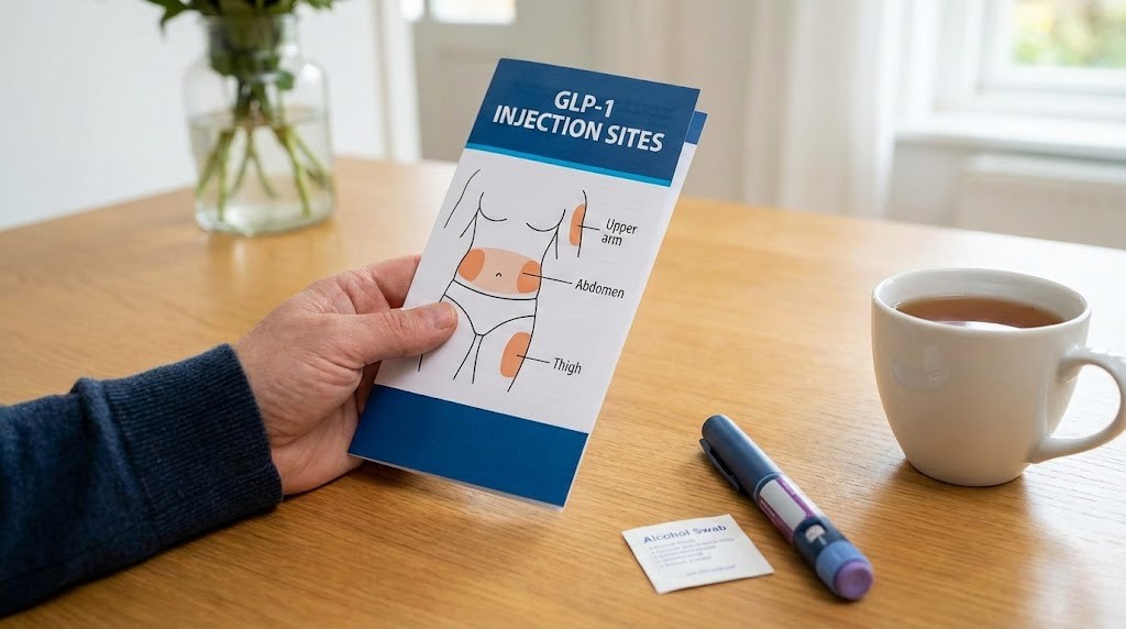 Where to inject GLP-1