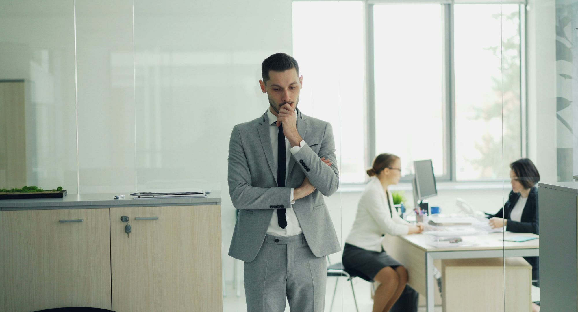 empresário arquitetura das decisões
