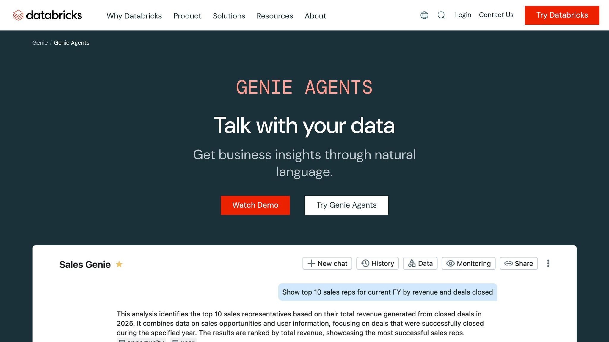 Databricks Genie
